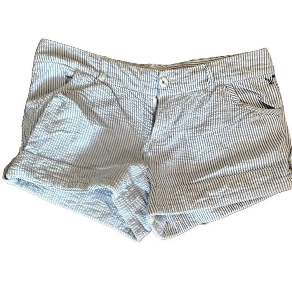 American eagle seer sucker short shorts. Size 12.